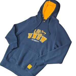 NWOT‎ UNSW Sydney Hoodie Black Yellow Large Embroidered Fleece Official NEW